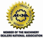 Member of the Machinery Dealers National Association